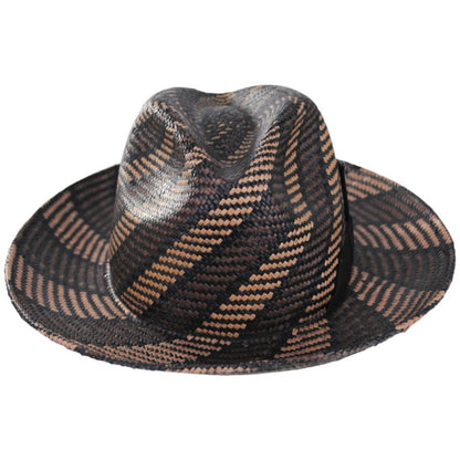 Bailey 1922 | Giles Panama Straw Fedora Hat | 127734 | front | OAK