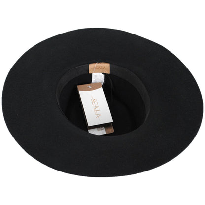 Scala | Lanna Wool Felt Gaucho Hat | 123445 | under | BLACK