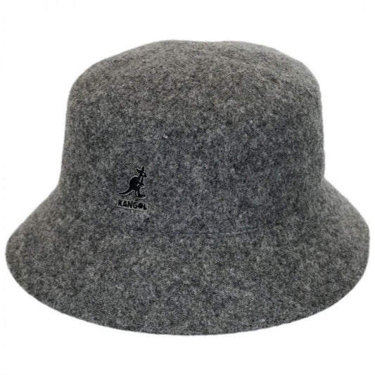 Kangol | Lahinch Wool Bucket Hat | 185748 | lead | FLANNEL