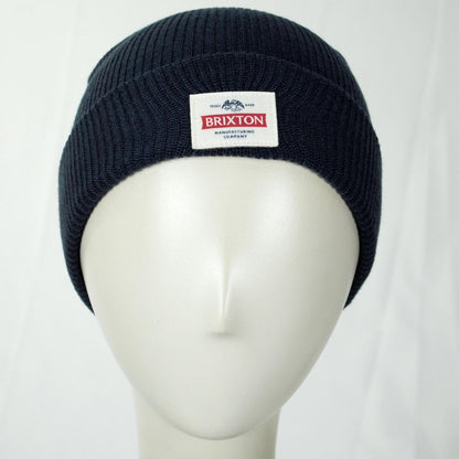 BRIXTON HATS | Trademark Beanie Hat | 502711 | front | WASHED NAVY
