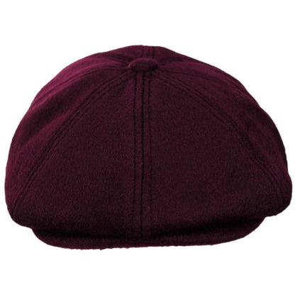 BRIXTON HATS | Brood Monochrome Wool Blend Newsboy Cap | 161509 | lead | PORT