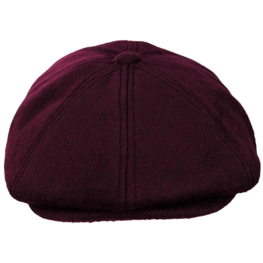 BRIXTON HATS | Brood Monochrome Wool Blend Newsboy Cap | 161509 | lead | PORT