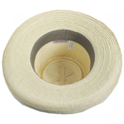 SunBody Hats | Golf Guatemalan Fine Palm Leaf Straw Gambler Hat | 128217 | under | NATURAL