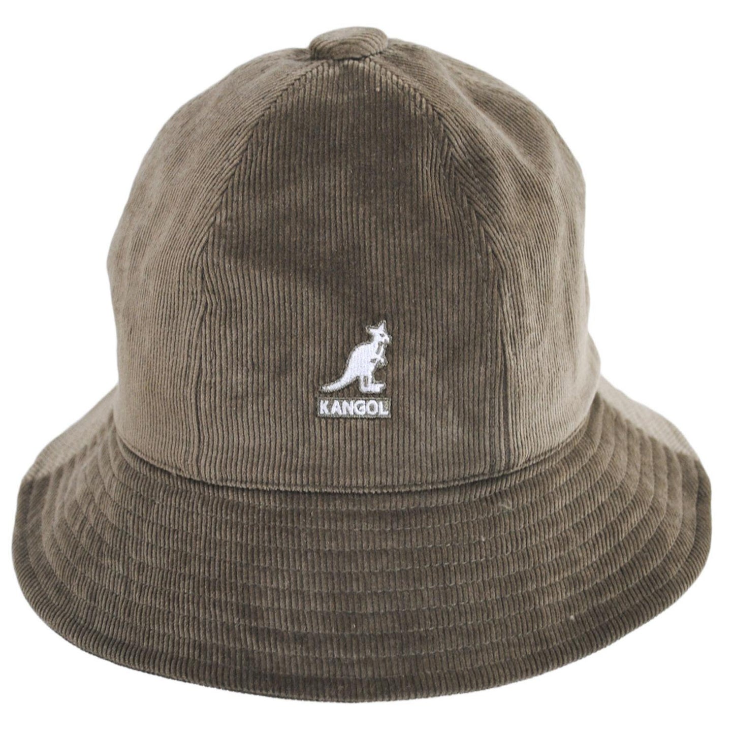 Kangol | Cord Casual Bucket Hat | 185793 | front | NICKEL