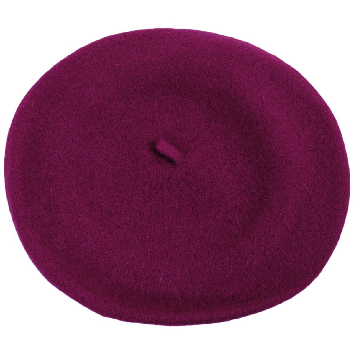 Village Hat Shop | Wholesale Wool Fashion Beret B2B Pre-Pack | B2B152500 | top | RASPBERRY