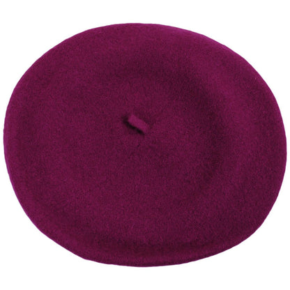 Village Hat Shop | Wholesale Wool Fashion Beret B2B Pre-Pack | B2B152500 | top | RASPBERRY