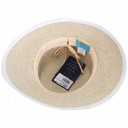 Physician Endorsed | Pitch Perfect Framer Toyo Straw Cloche Hat | 102727 | under | NATURAL/WHITE