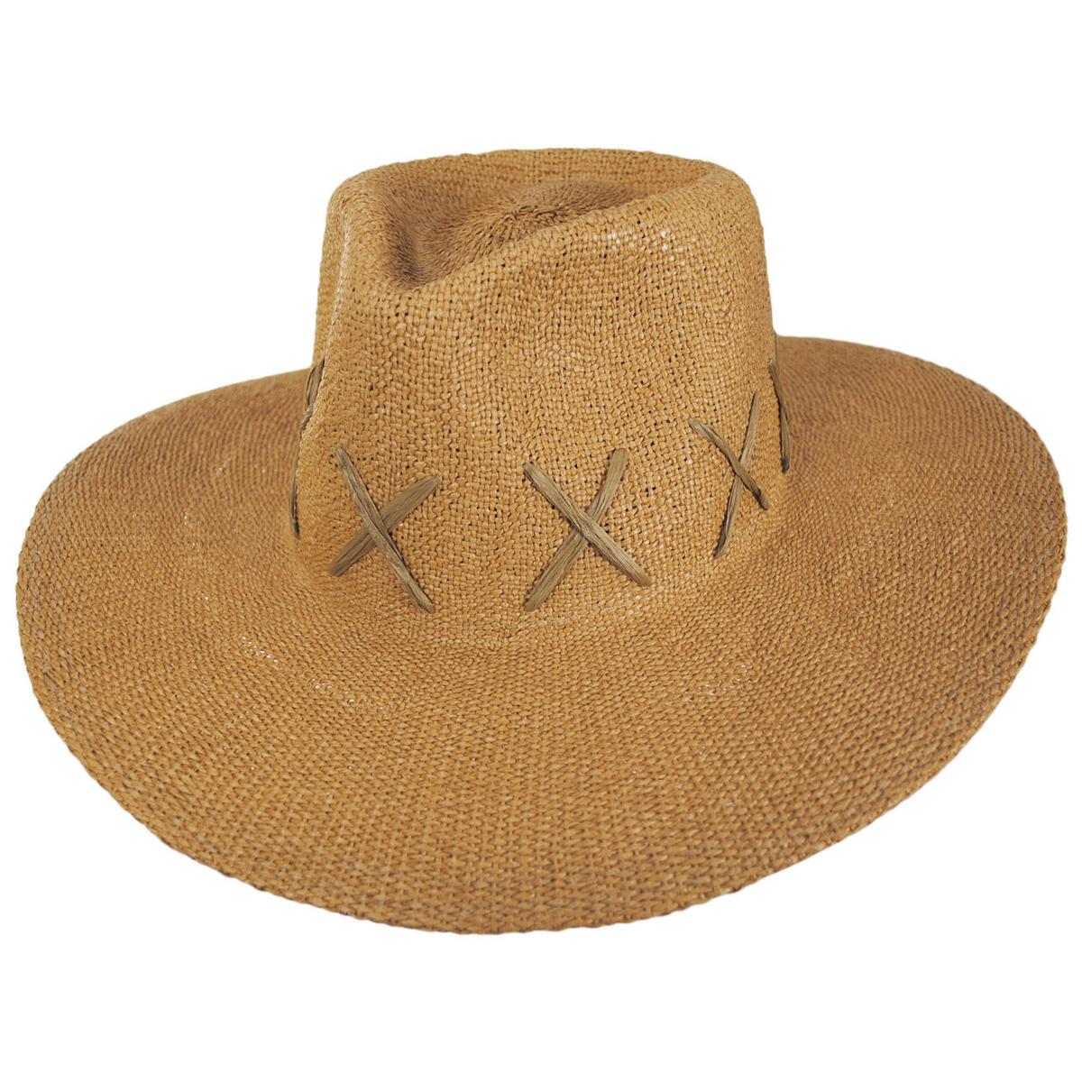 NIKKI BEACH | Exuma Bangora Straw Fedora Hat | 102671 | lead | TOAST