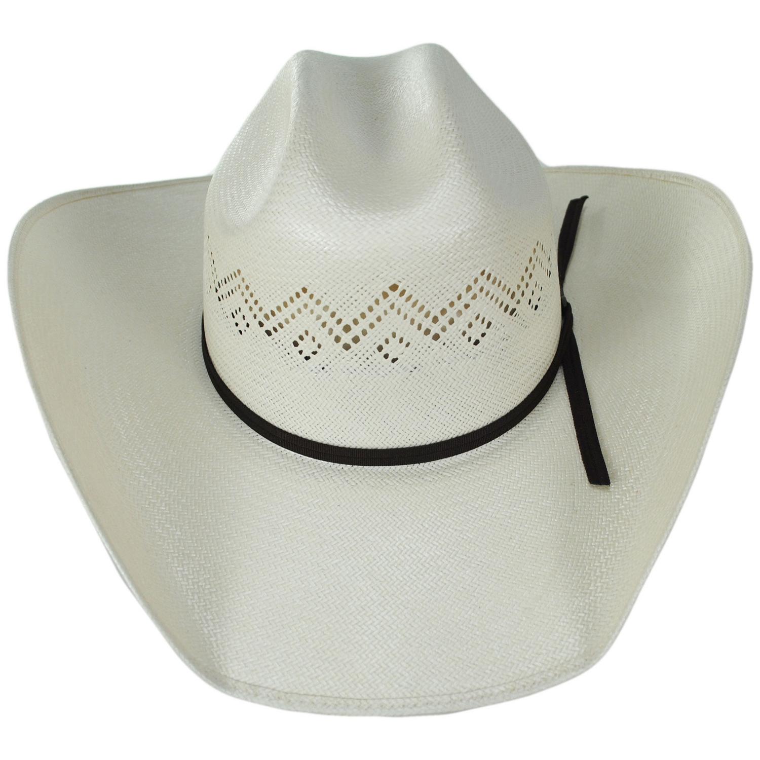 Bailey Western | Indio 15X Shantung Straw Western Hat | 127944 | front | IVORY