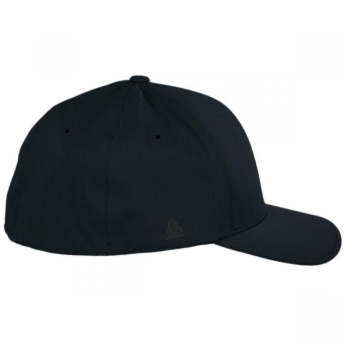 Kangol | Flexfit Delta Tech Fitted Baseball Cap | 201189 | profile | BLACK