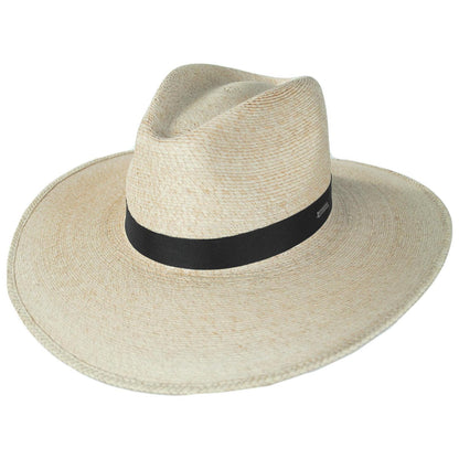 BRIXTON HATS | Harper Palm Straw Fedora Hat | 104065 | lead | NATURAL