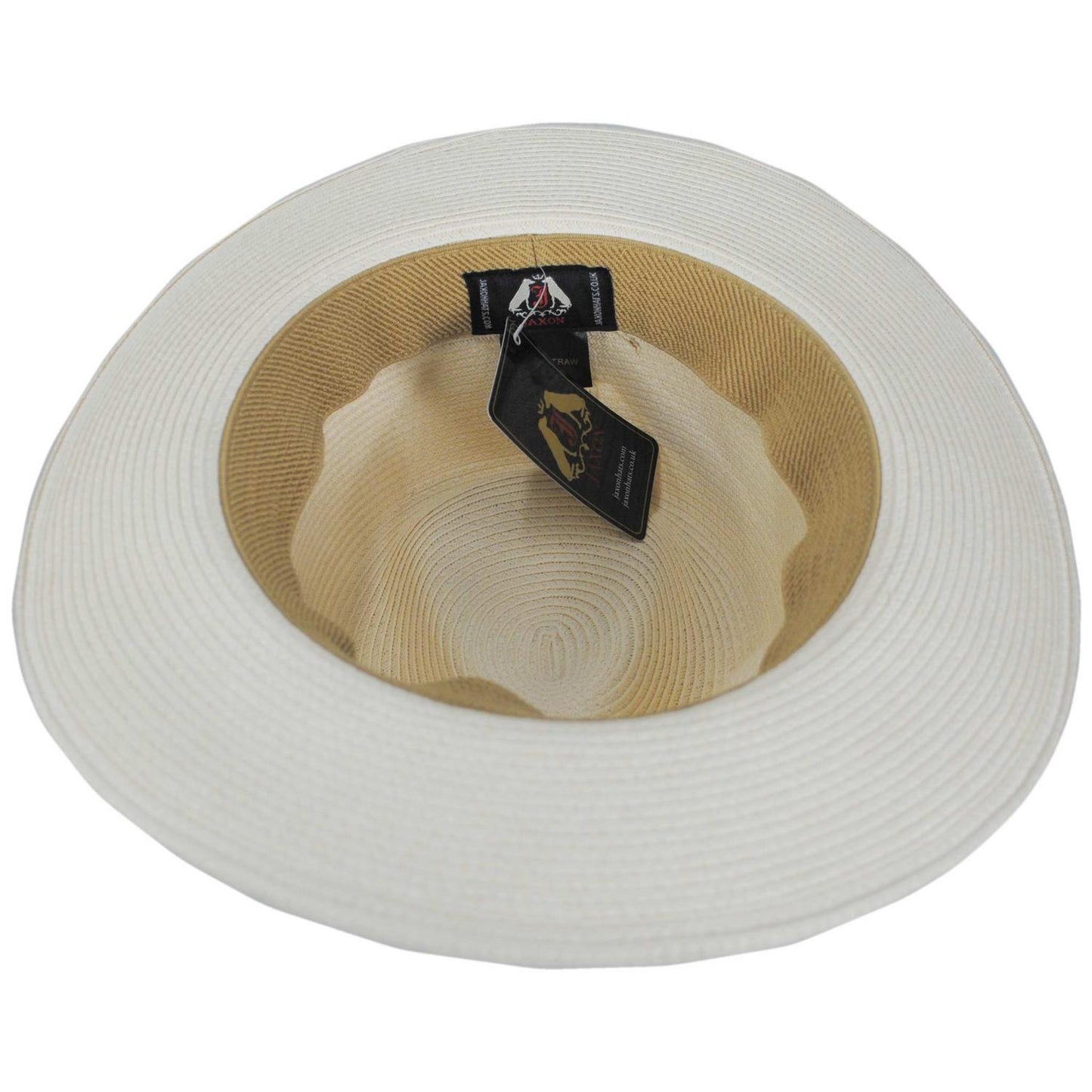 Jaxon Hats | Summer C-Crown Toyo Straw Fedora Hat | 129010 | under | IVORY