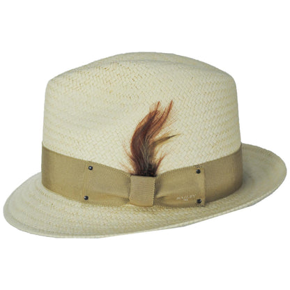 Bailey 1922 | Tino Sun Raindura Straw Fedora Hat | 127942 | profile | TAN
