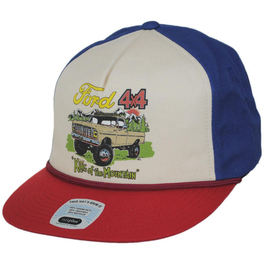 BRIXTON HATS | Ford King of the Mountains HP Snapback Baseball Cap | 201885 | lead | MULTI