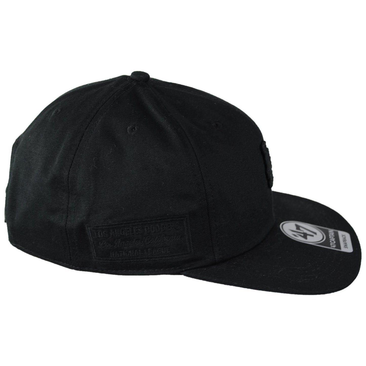 47 Brand | Los Angeles Dodgers MLB Captain RL Snapback Baseball Cap | 203051 | profile | BLACK