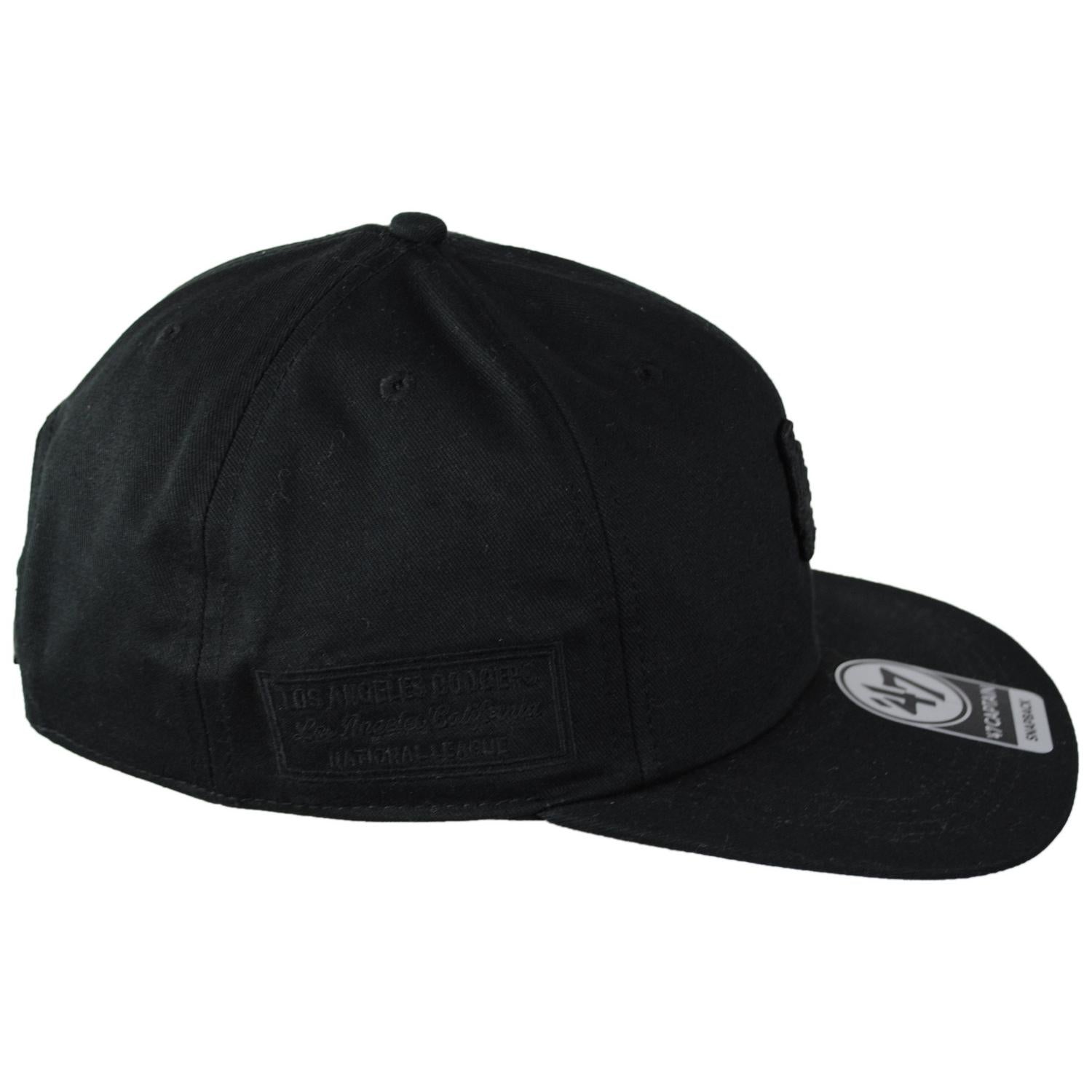 47 Brand | Los Angeles Dodgers MLB Captain RL Snapback Baseball Cap | 203051 | profile | BLACK