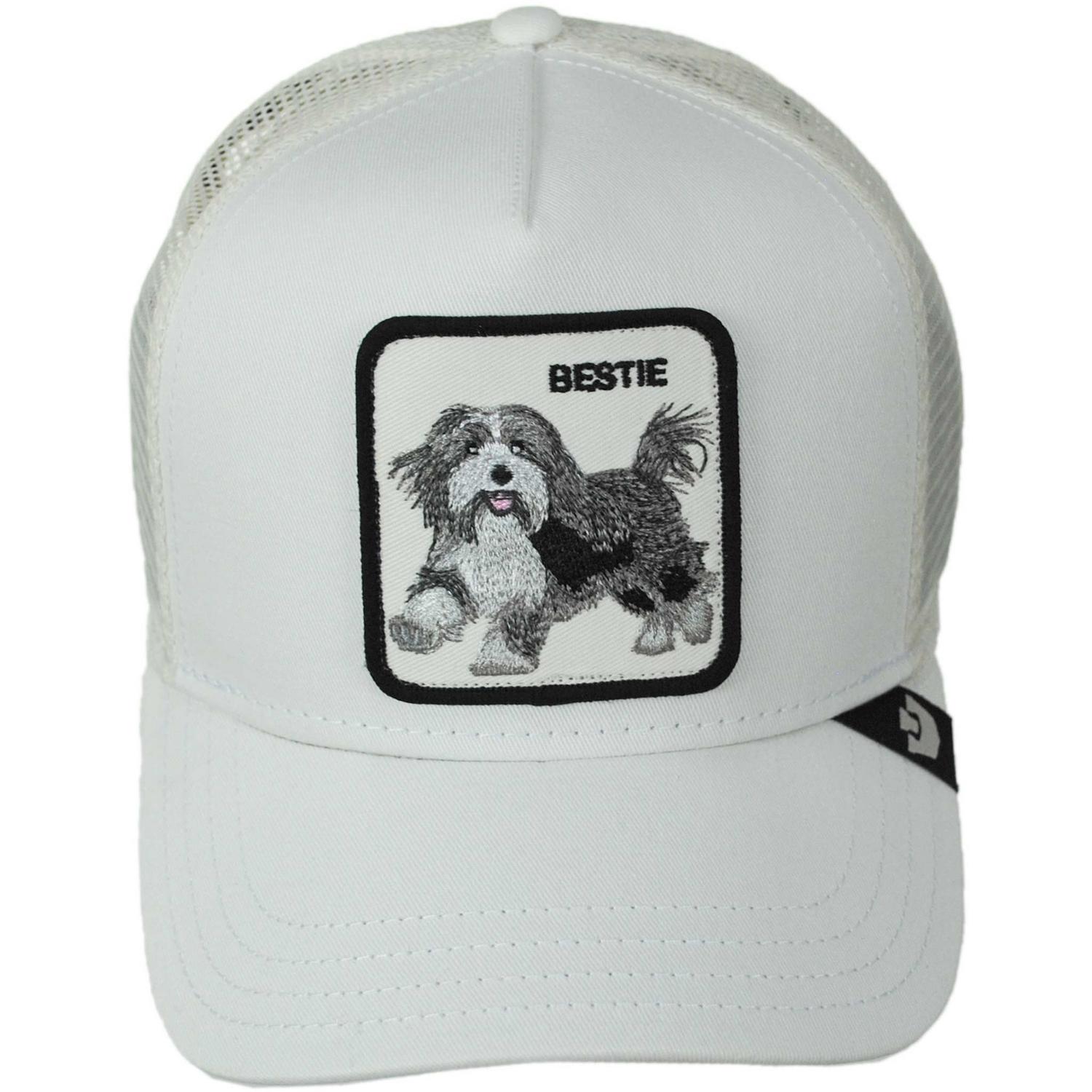 Goorin Bros | Bestie Dog Mesh Trucker Snapback Baseball Cap | 200658 | front | DUST
