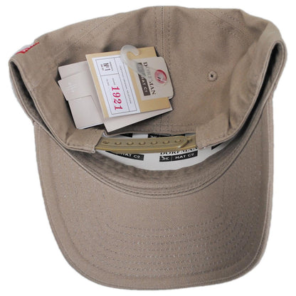 Dorfman Pacific | Top Gun Cotton Snapback Baseball Cap | 200195 | under | KHAKI