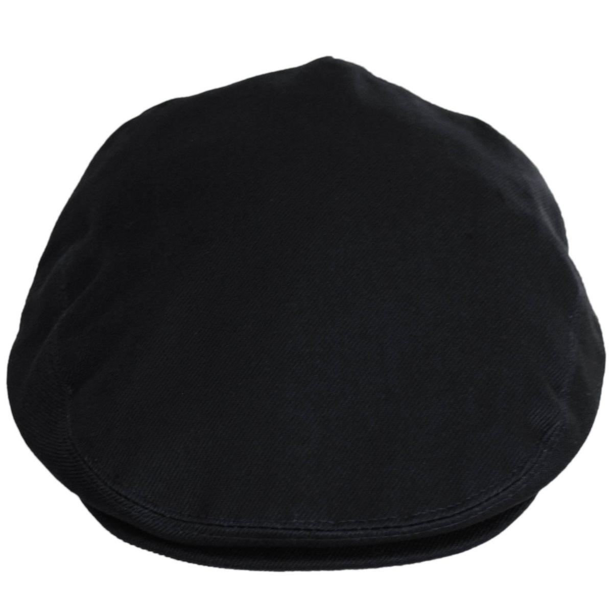 Jaxon Hats | Classic Cotton Ivy Cap | 167740 | front | BLACK