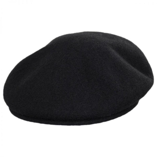 Jaxon Hats | Genuine Wool Ivy Cap | 168201 | lead | BLACK