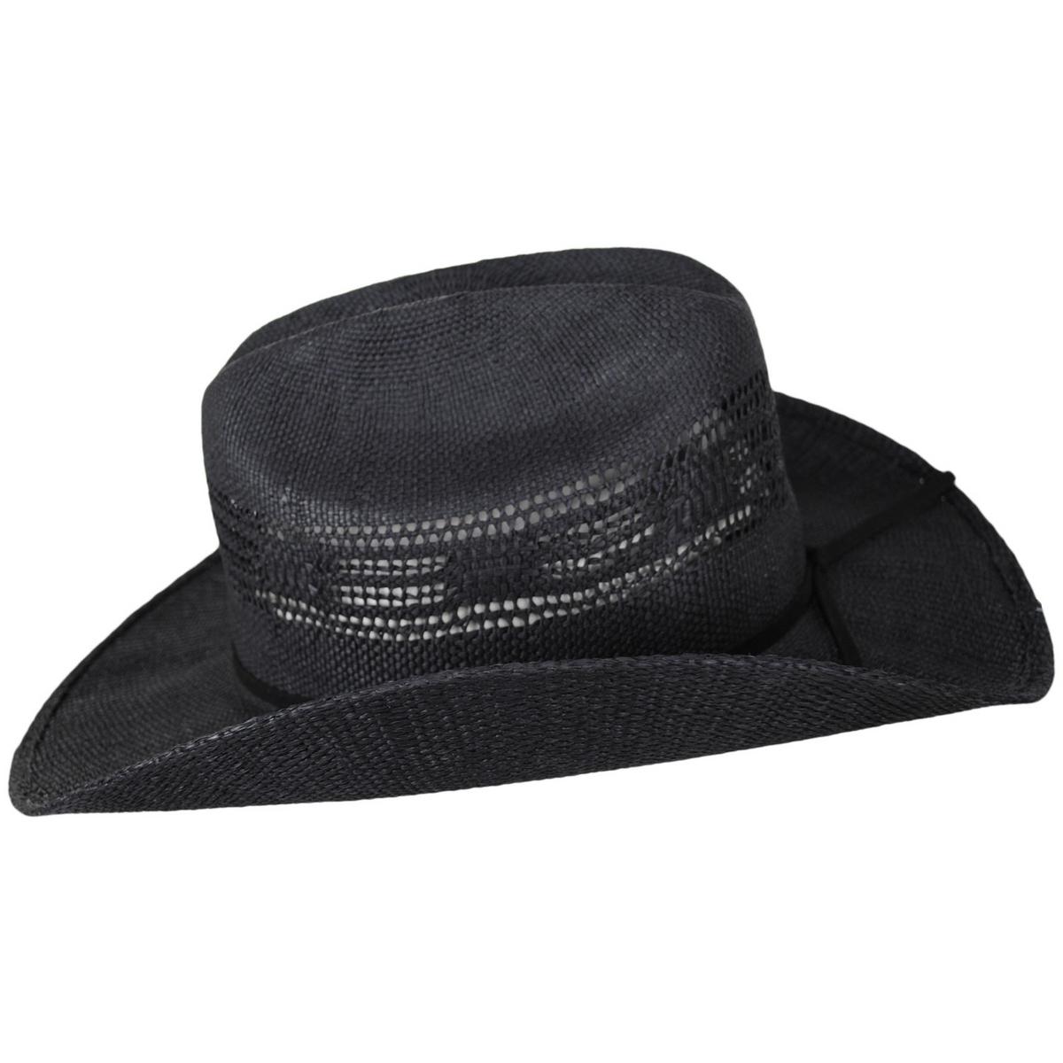 Jeanne Simmons | Twin Peak Toyo Straw Cowboy Hat | 101814 | profile | BLACK