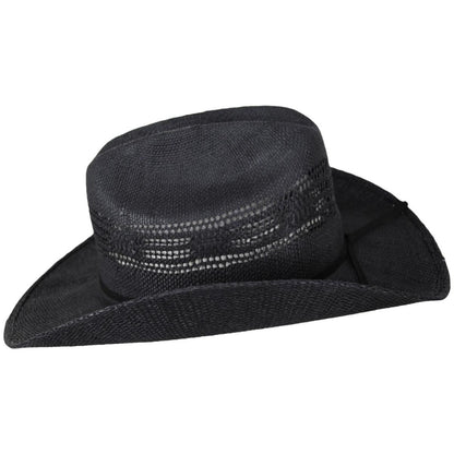 Jeanne Simmons | Twin Peak Toyo Straw Cowboy Hat | 101814 | profile | BLACK