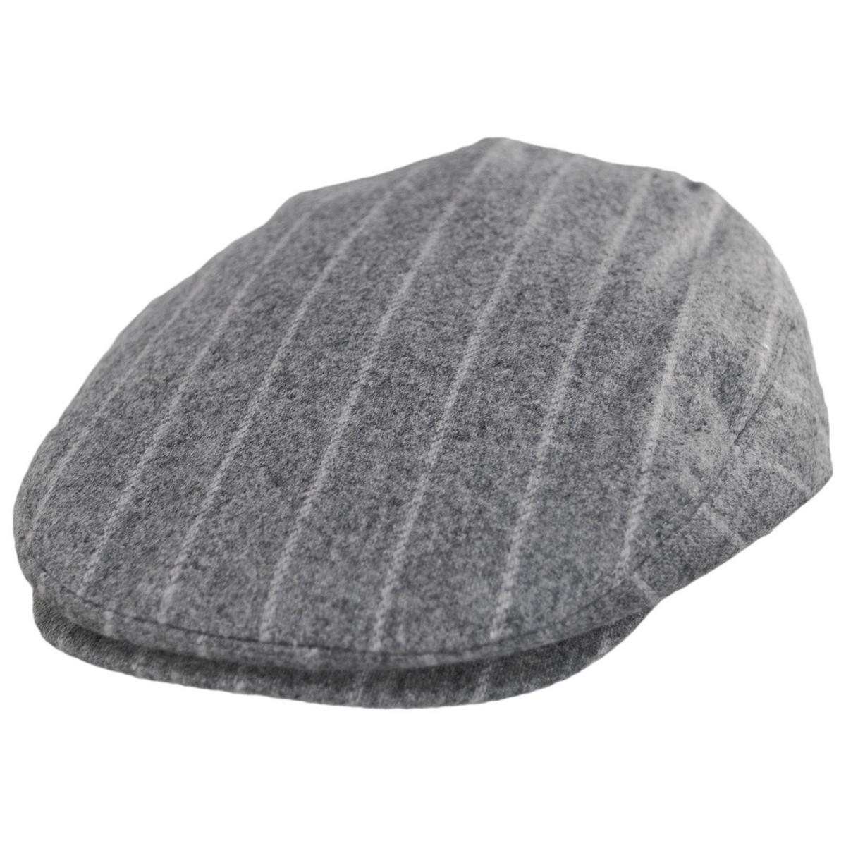 Baskerville Hat Company | Wholesale Regency Wool Pinstripe Ivy Cap B2B Pre-Pack | B2B167669 | lead | SILVER