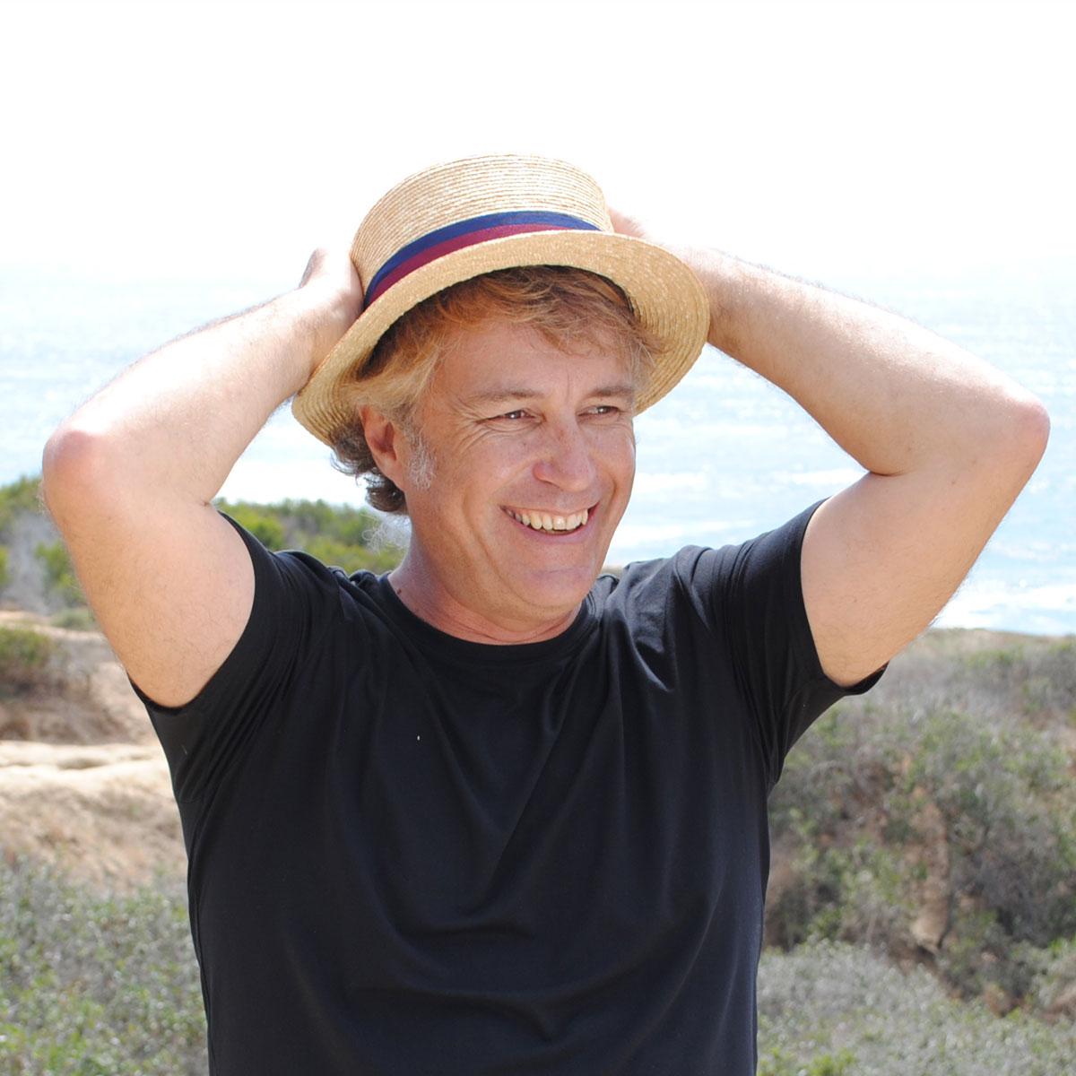 Jaxon Hats | Striped Band Wheat Straw Skimmer Hat | 129005 | lsmthree | NATURAL
