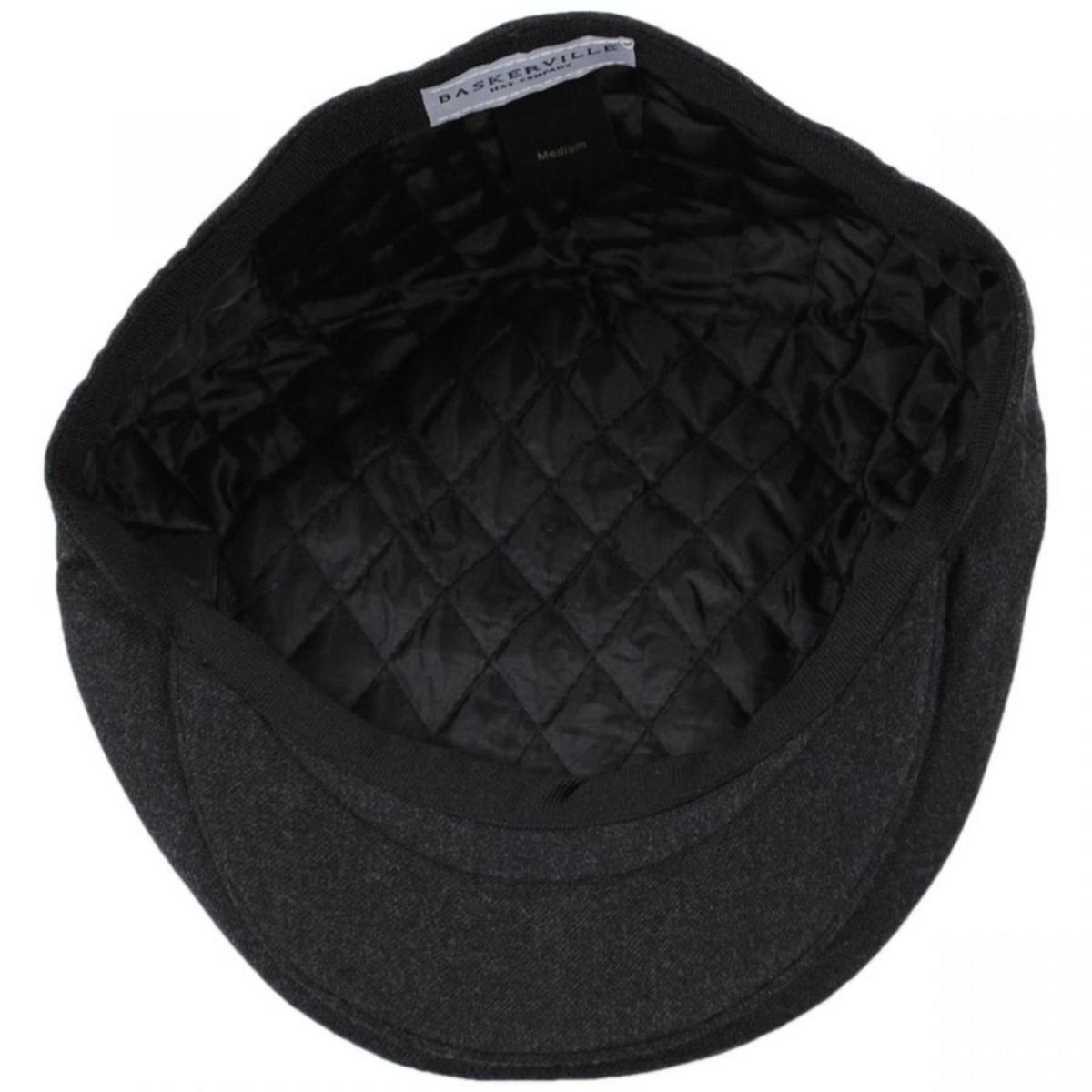 Baskerville Hat Company | Hampstead Japanese Wool Ivy Cap | 167651 | under | CHARCOAL