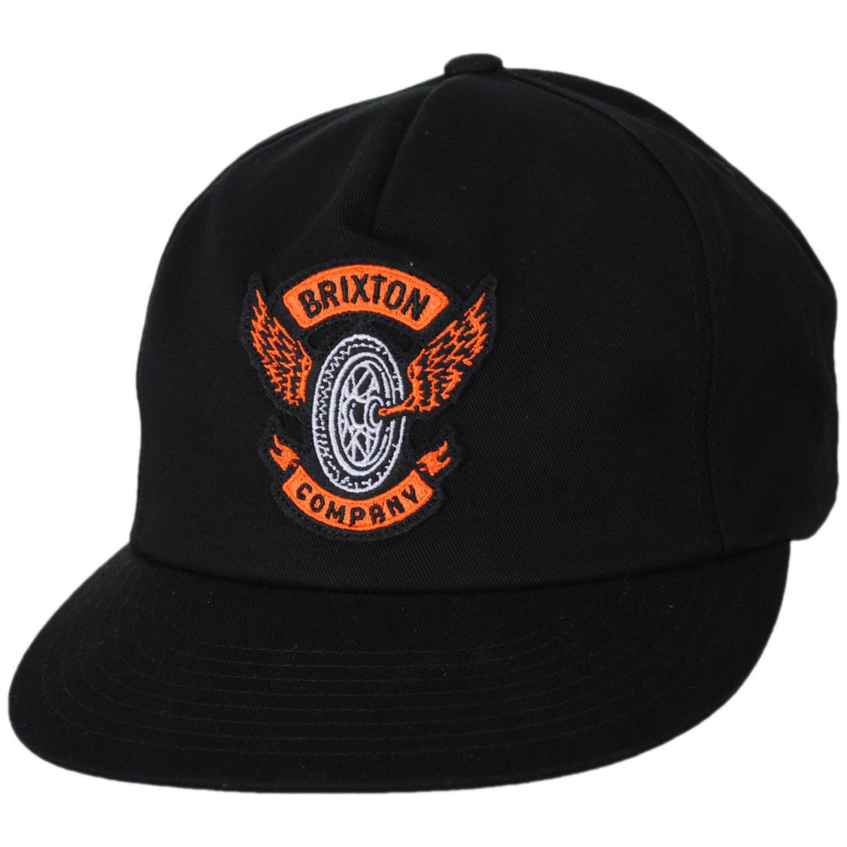BRIXTON HATS | Payson Cotton Snapback Baseball Cap | 201889 | lead | BLACK