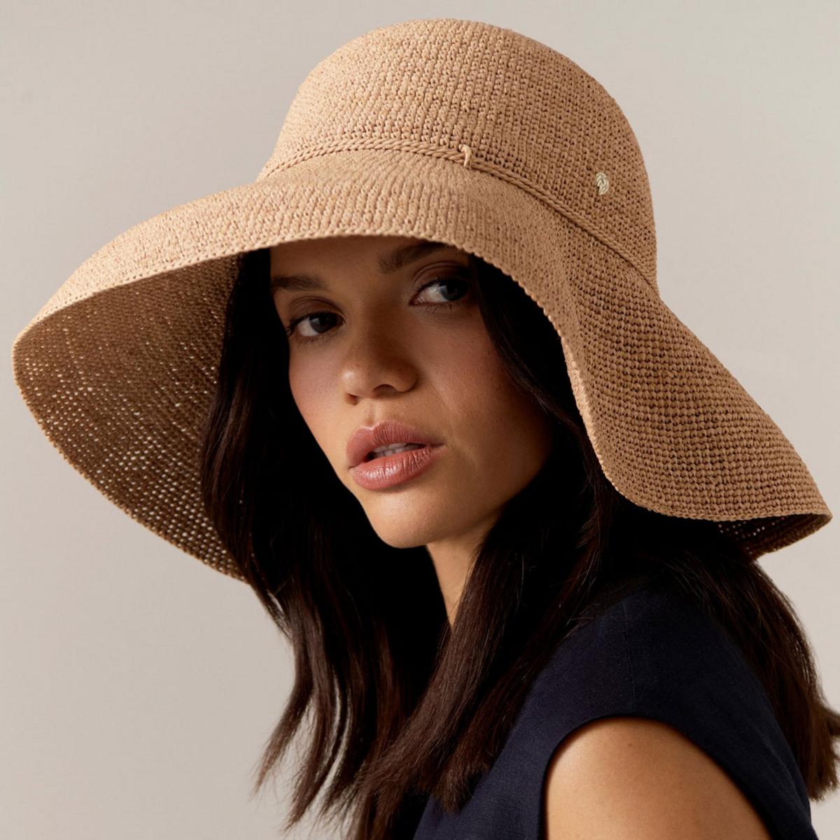 Helen Kaminski | Provence 12 Raffia Straw Sun Hat | 120810 | lsfone | NOUGAT
