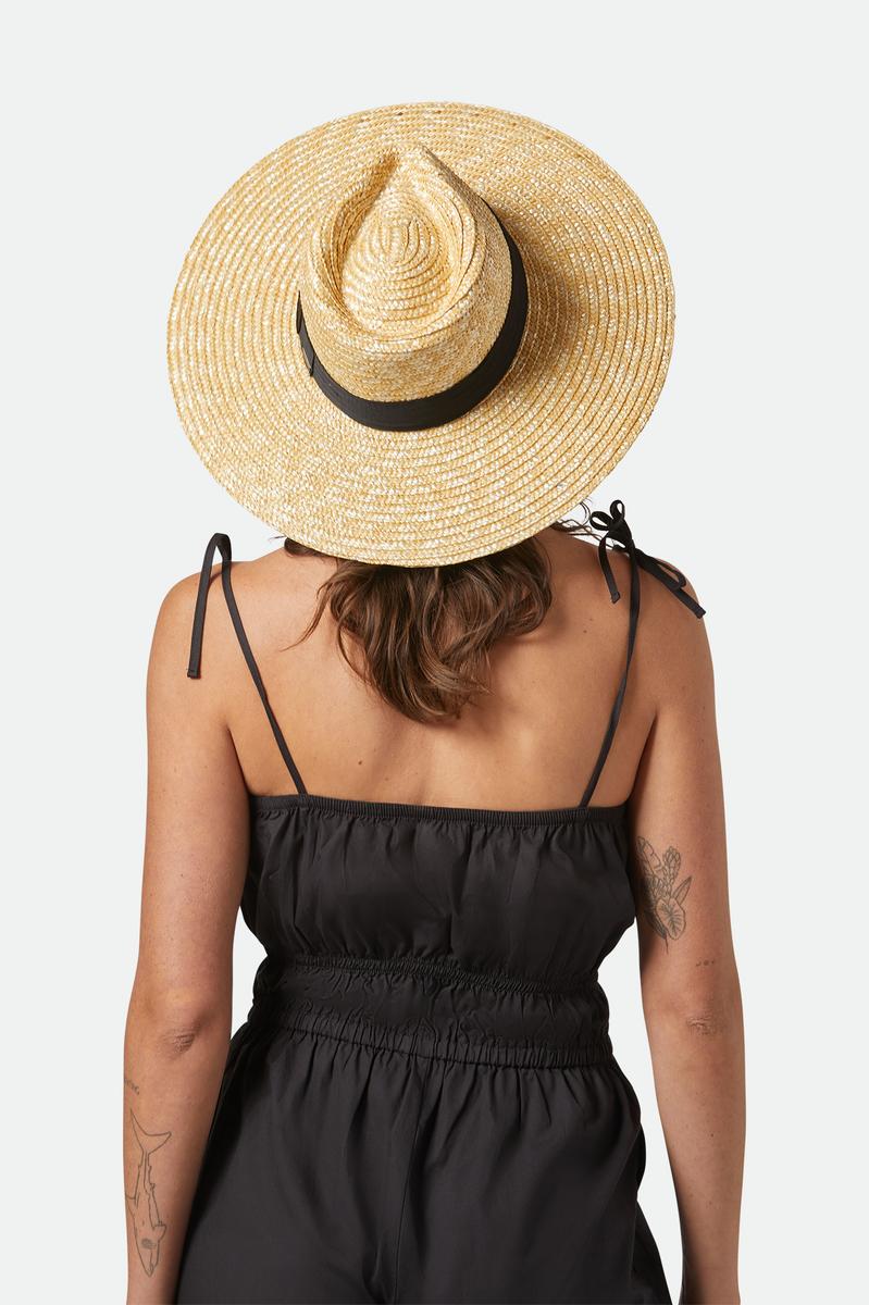 BRIXTON HATS | Joanna Wheat Straw Fedora Hat - Honey | 104012HNY | lsftwo | HONEY