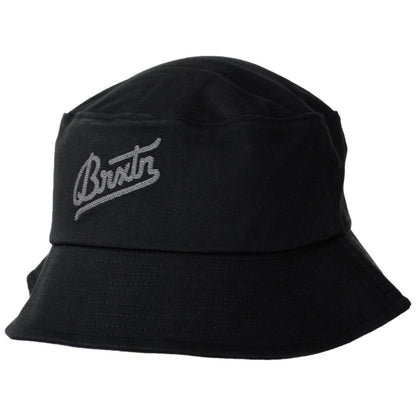 BRIXTON HATS | Eldon Cotton Packable Bucket Hat | 185560 | lead | BLACK