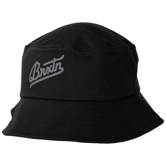 BRIXTON HATS | Eldon Cotton Packable Bucket Hat | 185560 | lead | BLACK
