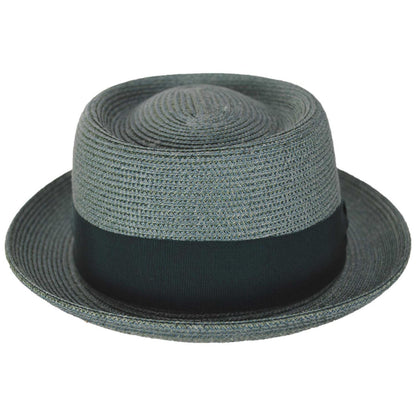 Bailey 1922 | Waits Sewn Braid Straw Pork Pie Hat | 127798 | front | FERN