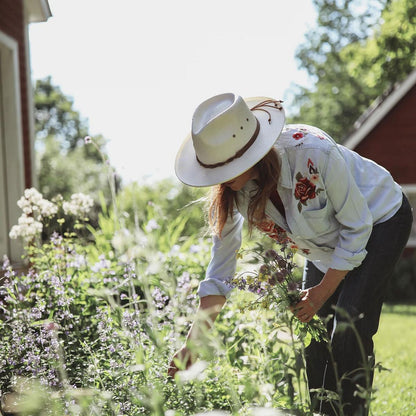 Stetson | Helena Toyo Straw Outback Hat | 127035 | lsftwo | NATURAL