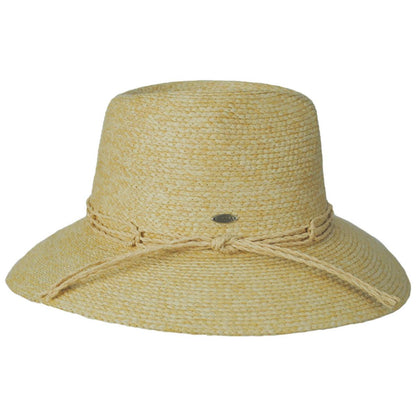 Scala | Llana Toyo Braid Straw Safari Fedora Hat | 105503 | profile | NATURAL