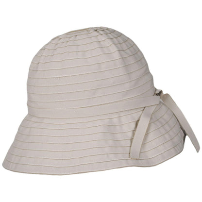 Jeanne Simmons | Roller Ribbon Cotton Blend Sun Hat | 106509 | profile | KHAKI