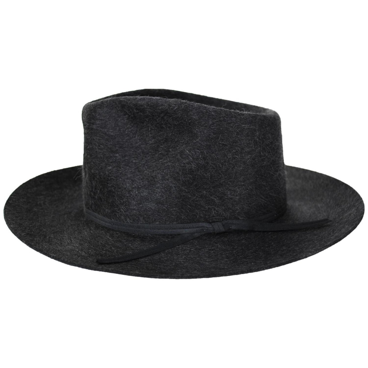 Bailey 1922 | Runnel Wool Felt Fedora Hat | 130319 | profile | NU BLACK MIX