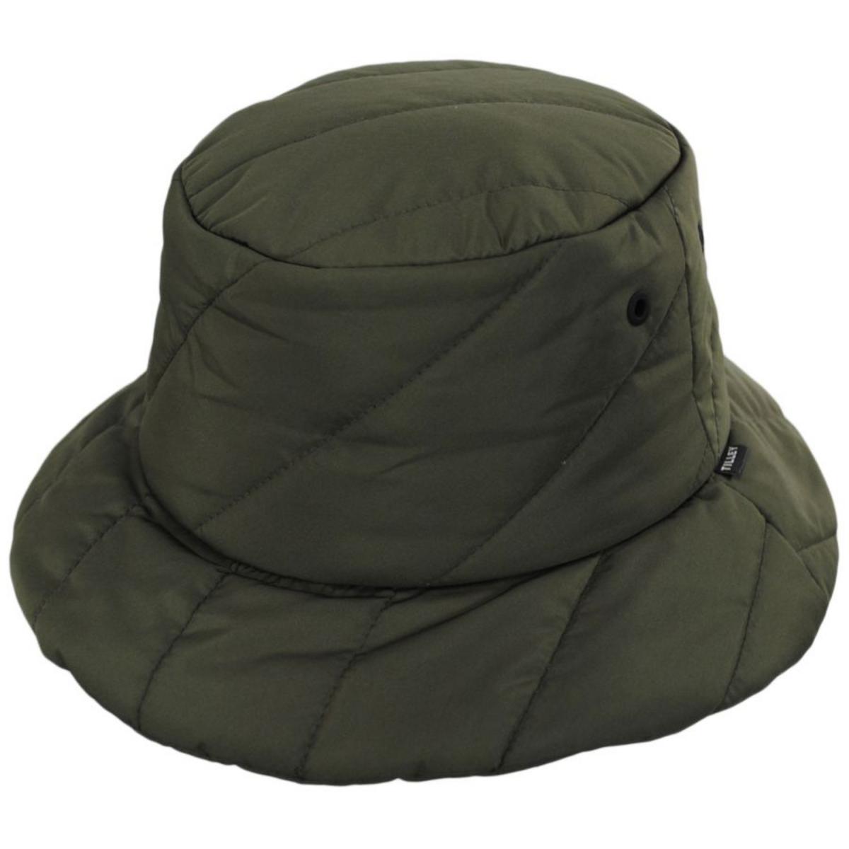 Tilley Endurables | Abbott Thindown Quilted Bucket Hat | 400845 | lead | OLIVE