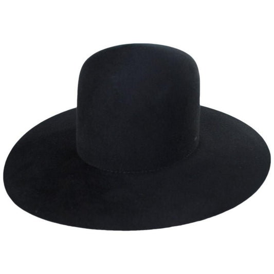 Bailey 1922 | Kisner Wool Felt Open Crown Hat | 130369 | lead | BLACK