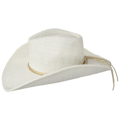San Diego Hat Company | Stardust Boucle Tweed Cowboy Hat | 108668 | profile | IVORY