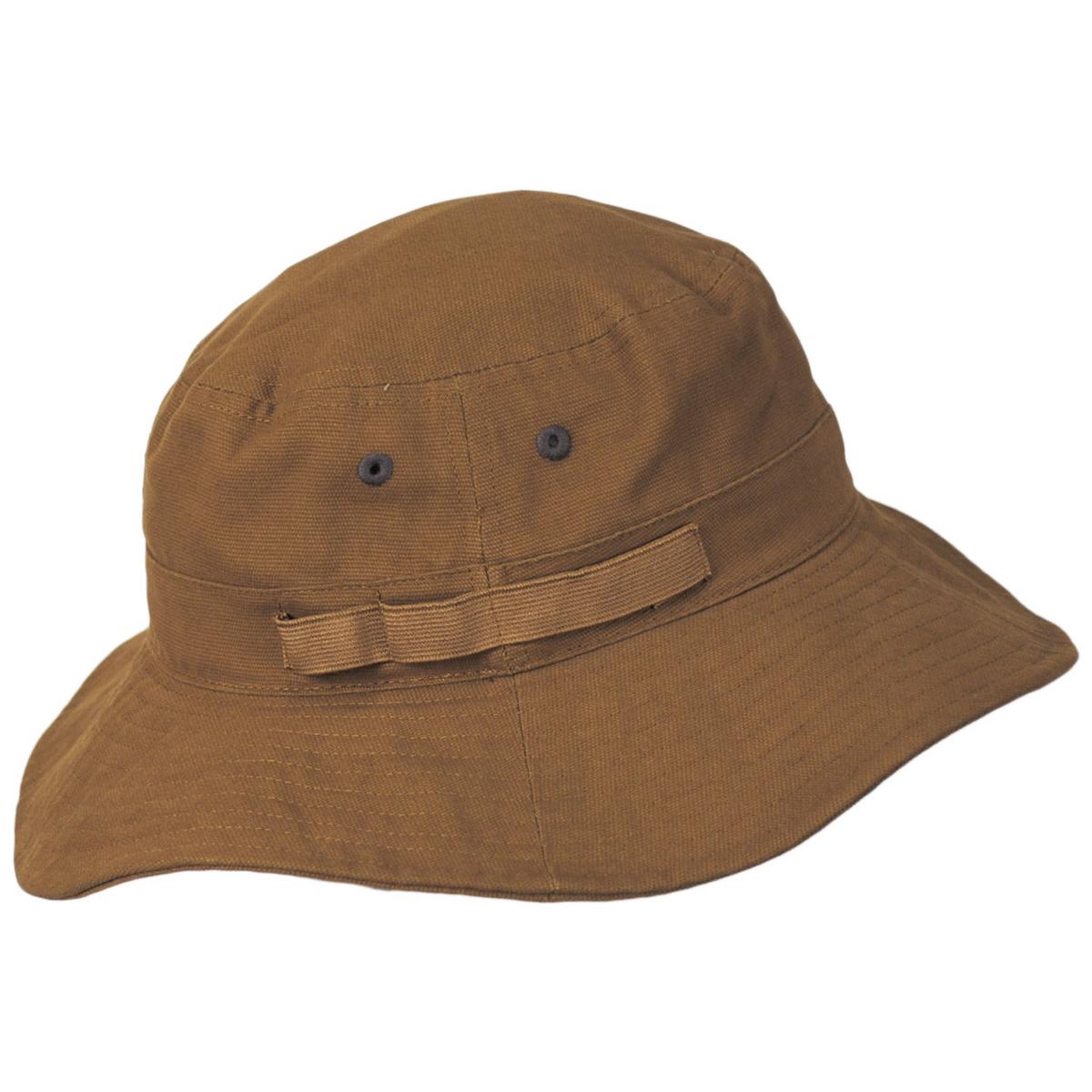 Kangol | Jungle Utility Cords Cotton Bucket Hat | 185779 | profile | TAN