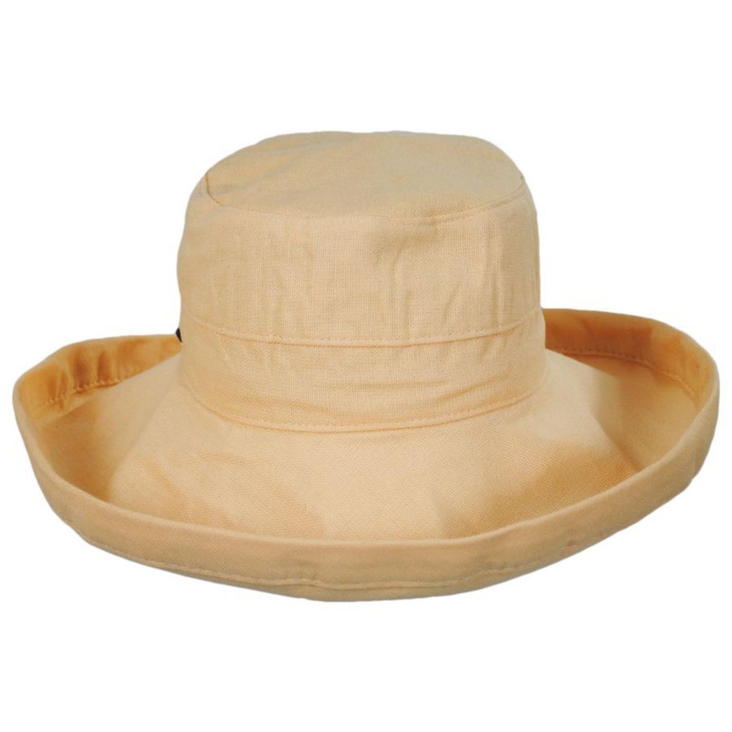Scala | Lanikai Cotton Sun Hat | 106374 | front | BEESWAX