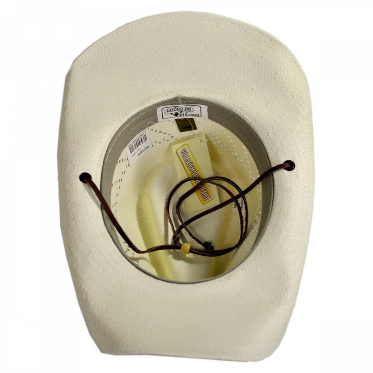 Stetson | Santa Fe Shantung Straw Cowboy Hat | 126937 | under | NATURAL