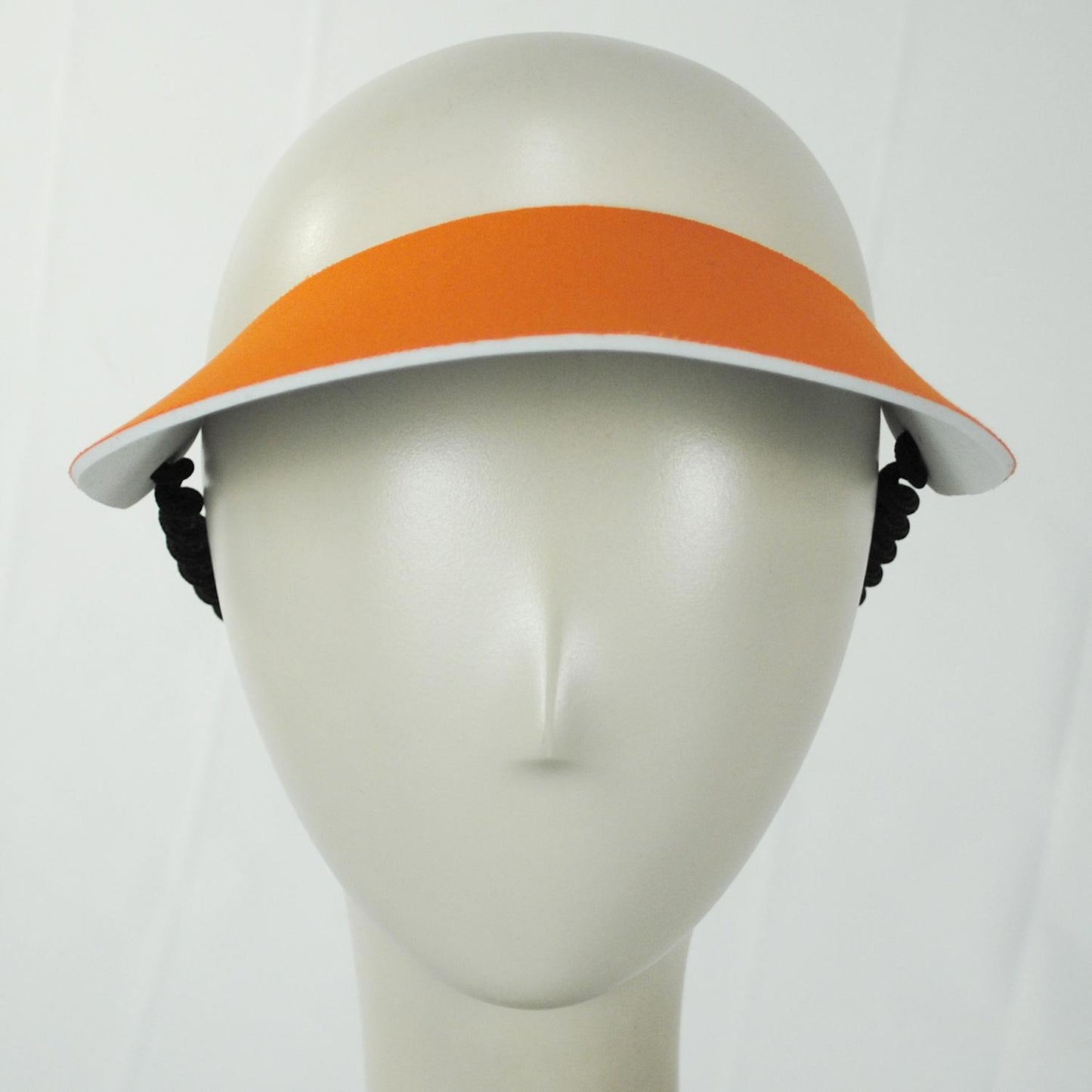 The Incredible Sunvisor | Springlace Solid Sunvisor | 196351 | front | ORANGE