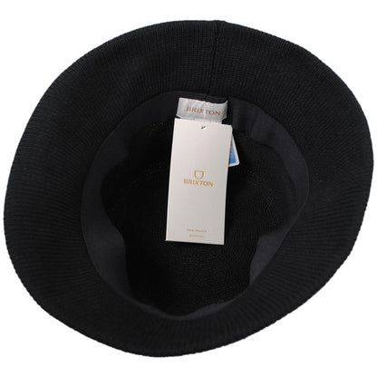 BRIXTON HATS | Redding Cotton Knit Bucket Hat | 185563 | under | BLACK