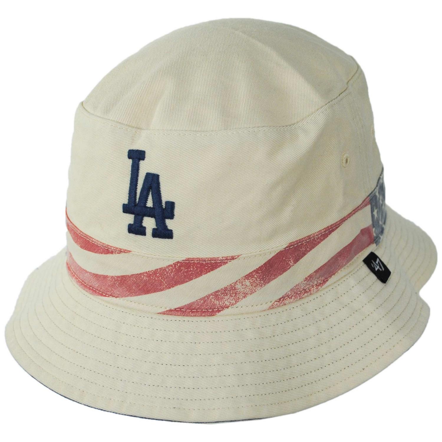 47 Brand | Dodgers Glory Daze 47 Bucket Hat | 186299 | lead | NATURAL