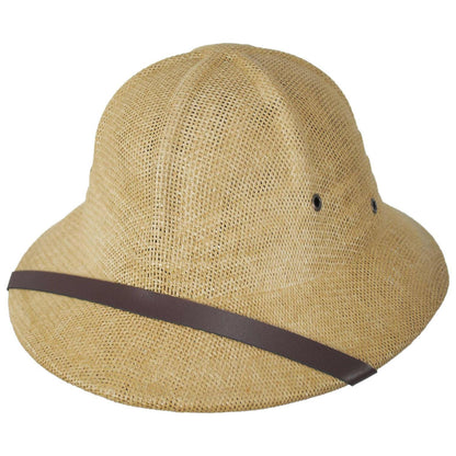 Village Hat Shop | Toyo Straw Pith Helmet | 128800 | lead | TAN