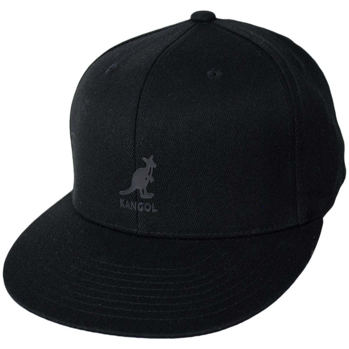 Kangol | Flexfit Fitted Flat Bill Baseball Cap | 201194 | lead | BLACK
